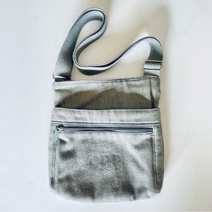 Thirty-One Soft Gray Crossbody Bag